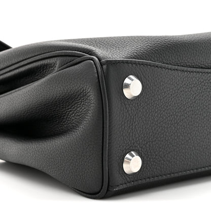 Balenciaga Grained Calfskin Small Rodeo Top Handle Handbag Black 10 of 10