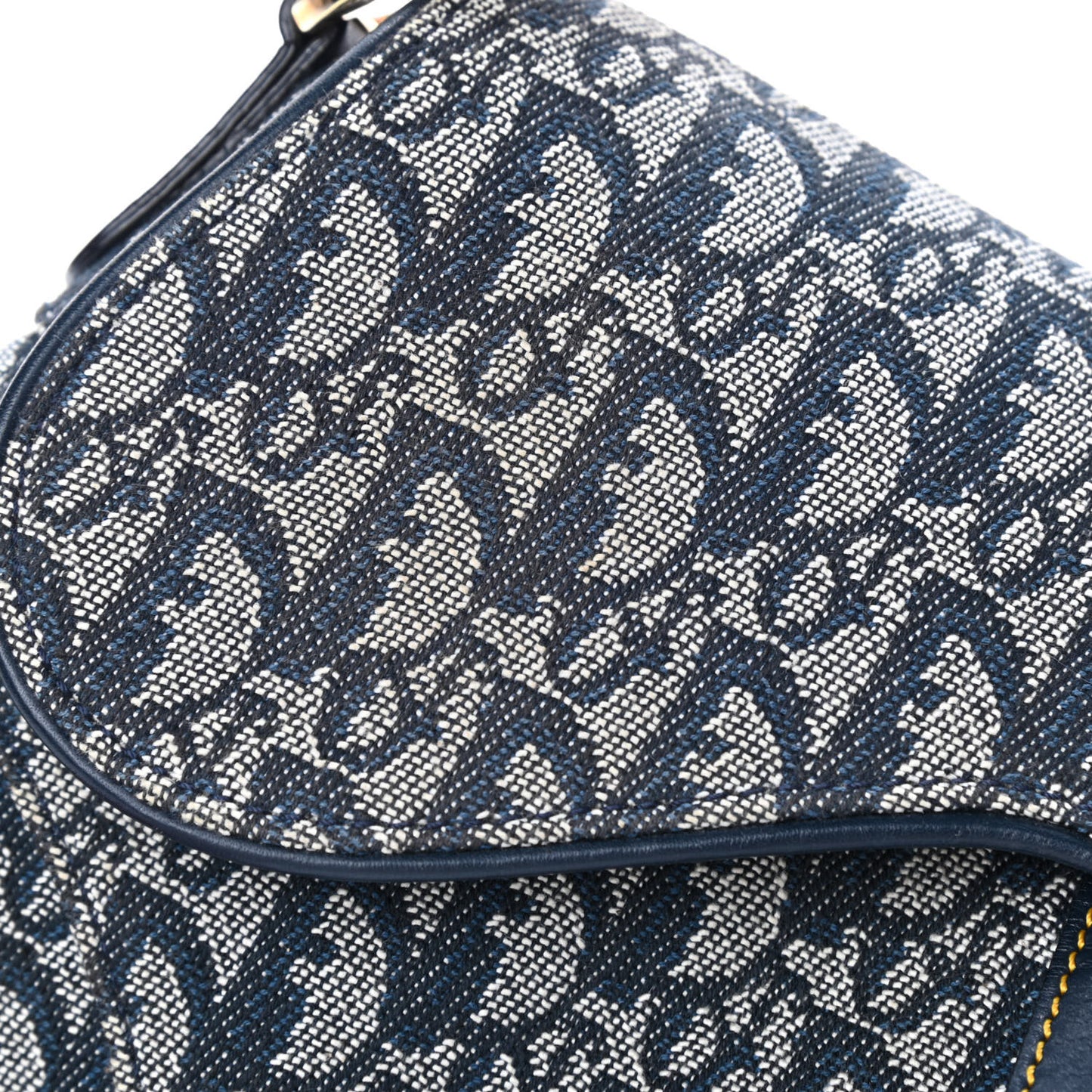 Monogram Saddle Bag Blue