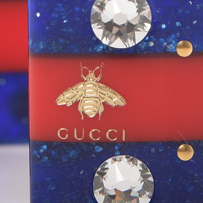 Gucci Crystal Web Cuff 18 Blue 5 of 5