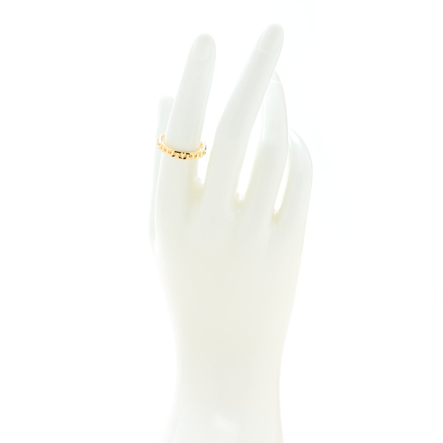 18K Yellow Gold T True Narrow Ring 54 7