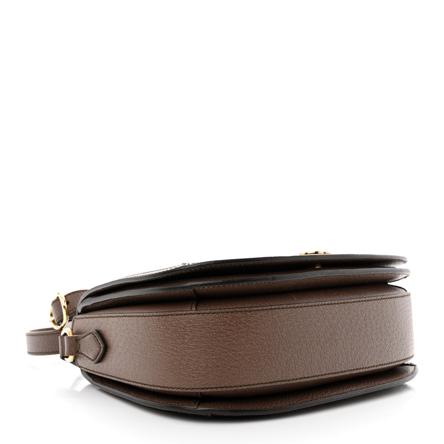 Gucci GG Supreme Monogram Web Small Ophidia Flap Messenger Bag Brown 4 of 10