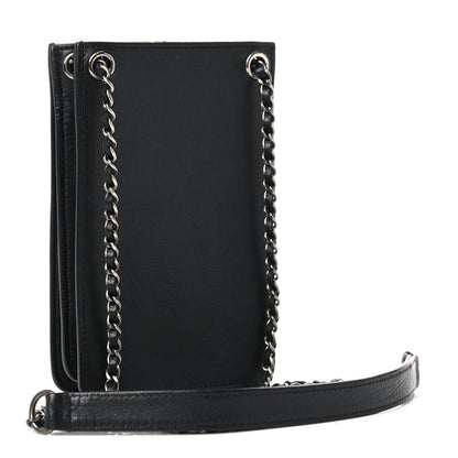 Chanel Calfskin CC Phone Holder Crossbody Black 3 of 11