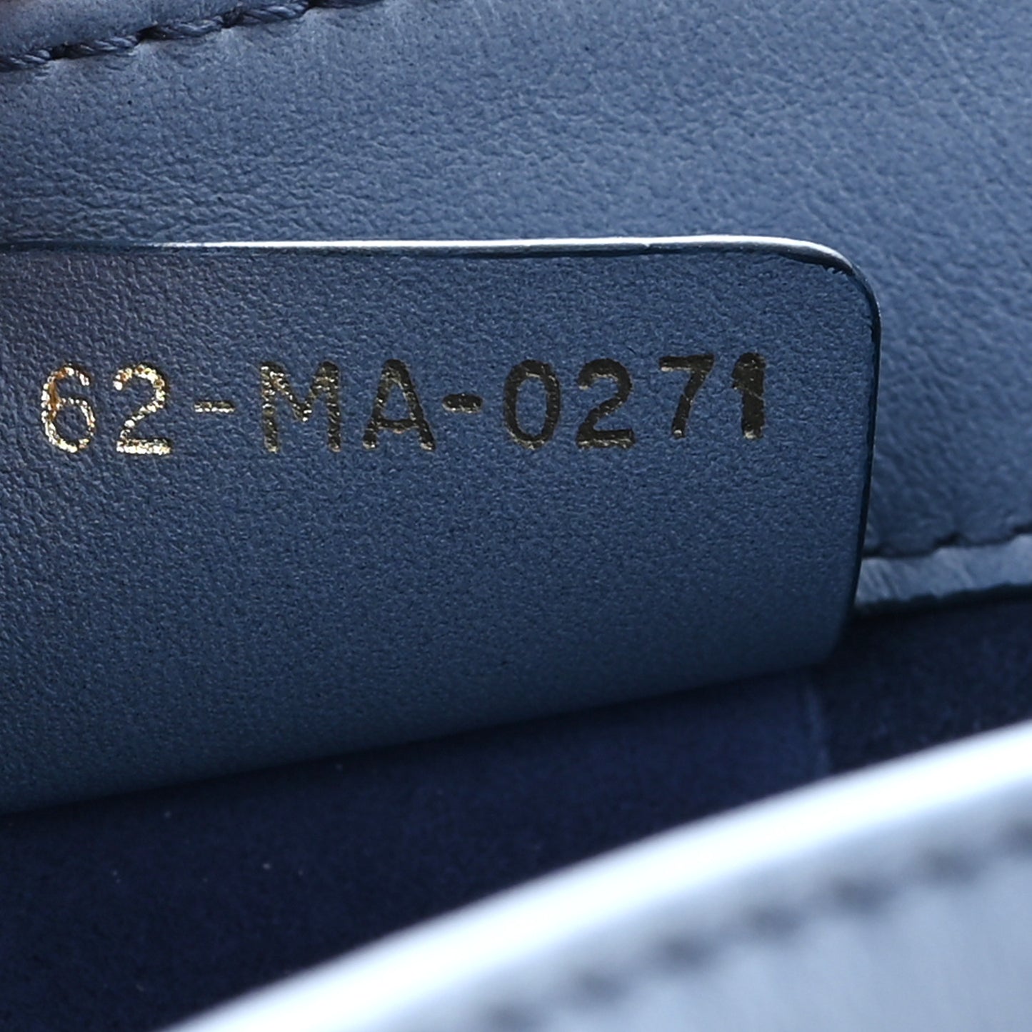 Gradient Smooth Calfskin Embossed Medium Book Tote Indigo Blue