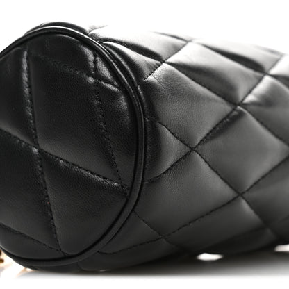 Saint Laurent Lambskin Monogram Mini Sade Tube Bag Black 9 of 11