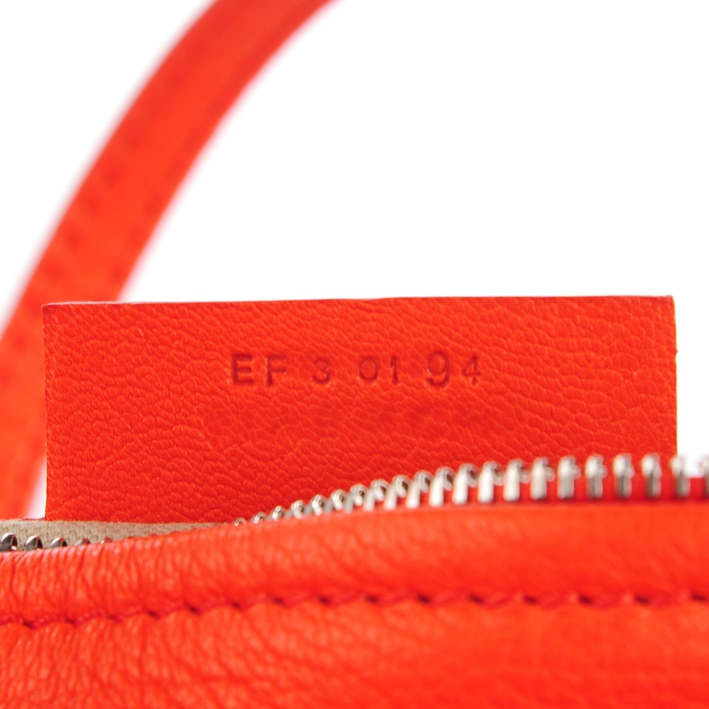 Sugar Goatskin Mini Pandora Bright Orange