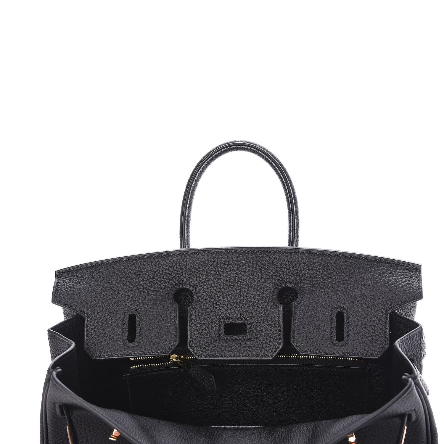Hermes Togo Birkin 25 Black 15 of 37