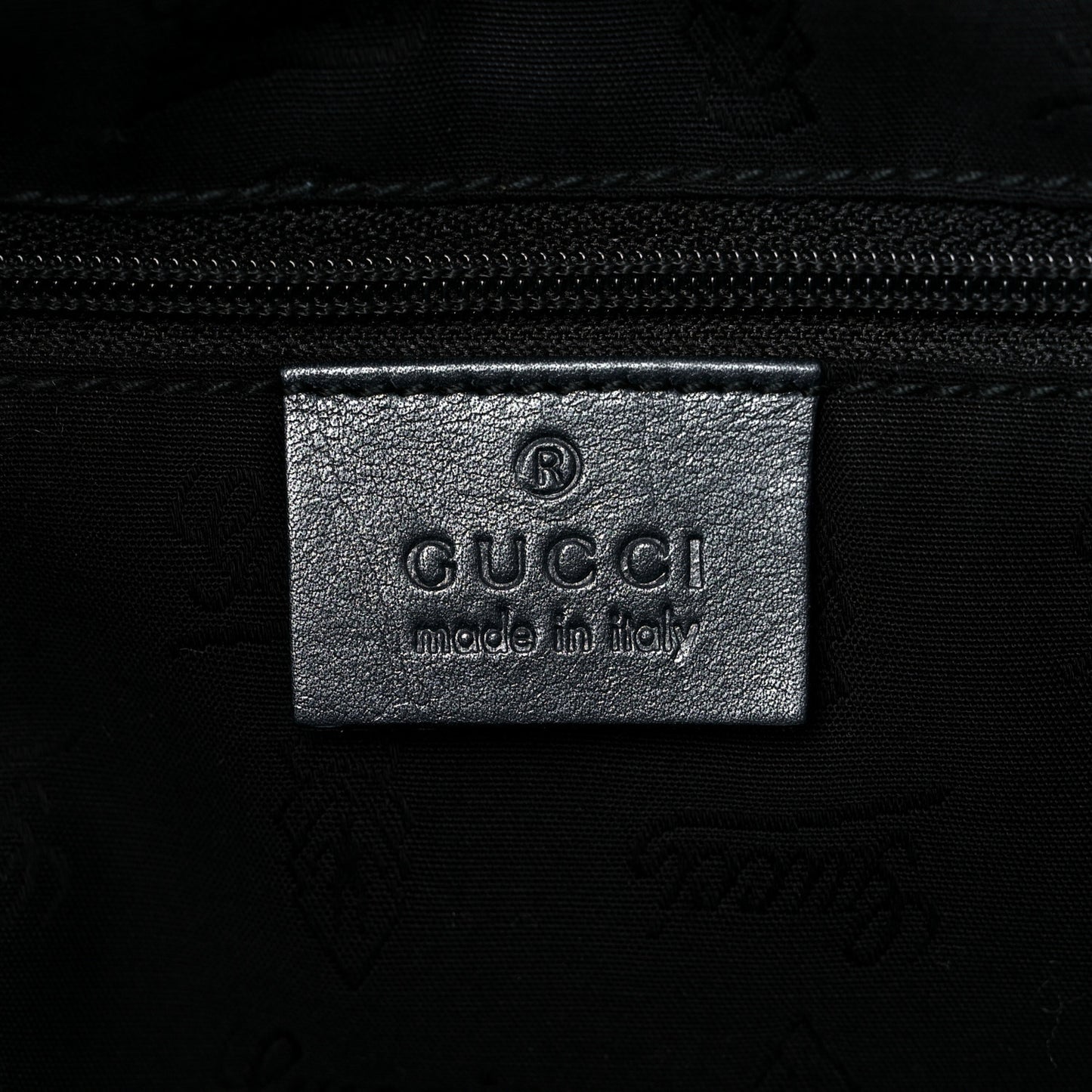 Metallic Guccissima Large Sukey Tote Blue
