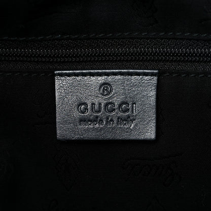 Gucci Metallic Guccissima Large Sukey Tote Blue 6 of 16
