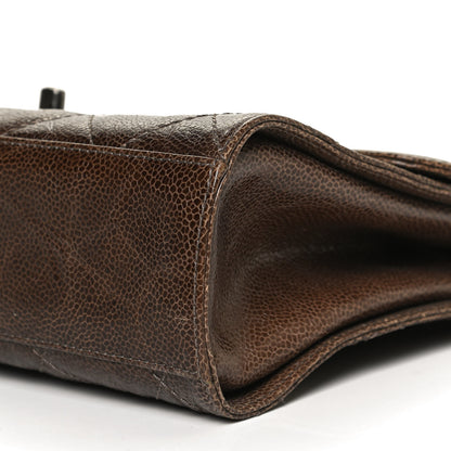 Chanel Crumpled Grained Calfskin Medium CC Crave Flap Brown 10 of 10