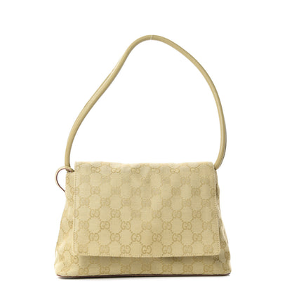 Gucci Monogram Medium Shoulder Bag Beige 3 of 16
