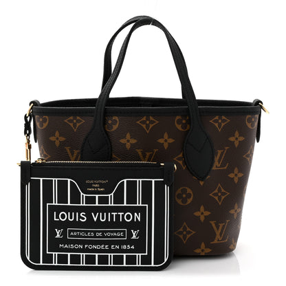 Louis Vuitton Monogram Neverfull Inside Out Bandouliere BB Black 4 of 21