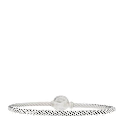 David Yurman Sterling Silver Hematite 3mm Chatelaine Bracelet 2 of 4