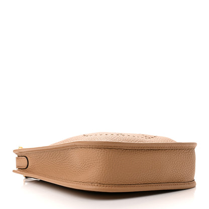 Hermes Taurillon Clemence Amazone Evelyne TPM Chai 4 of 10