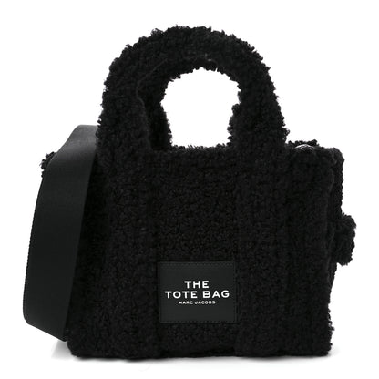 Marc Jacobs Polyester Cotton Mini The Teddy Traveler Tote Bag Black 1 of 9