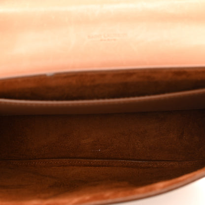 Saint Laurent Smooth Vintage Calfskin Monogram Medium Kaia Satchel Gold 6 of 13
