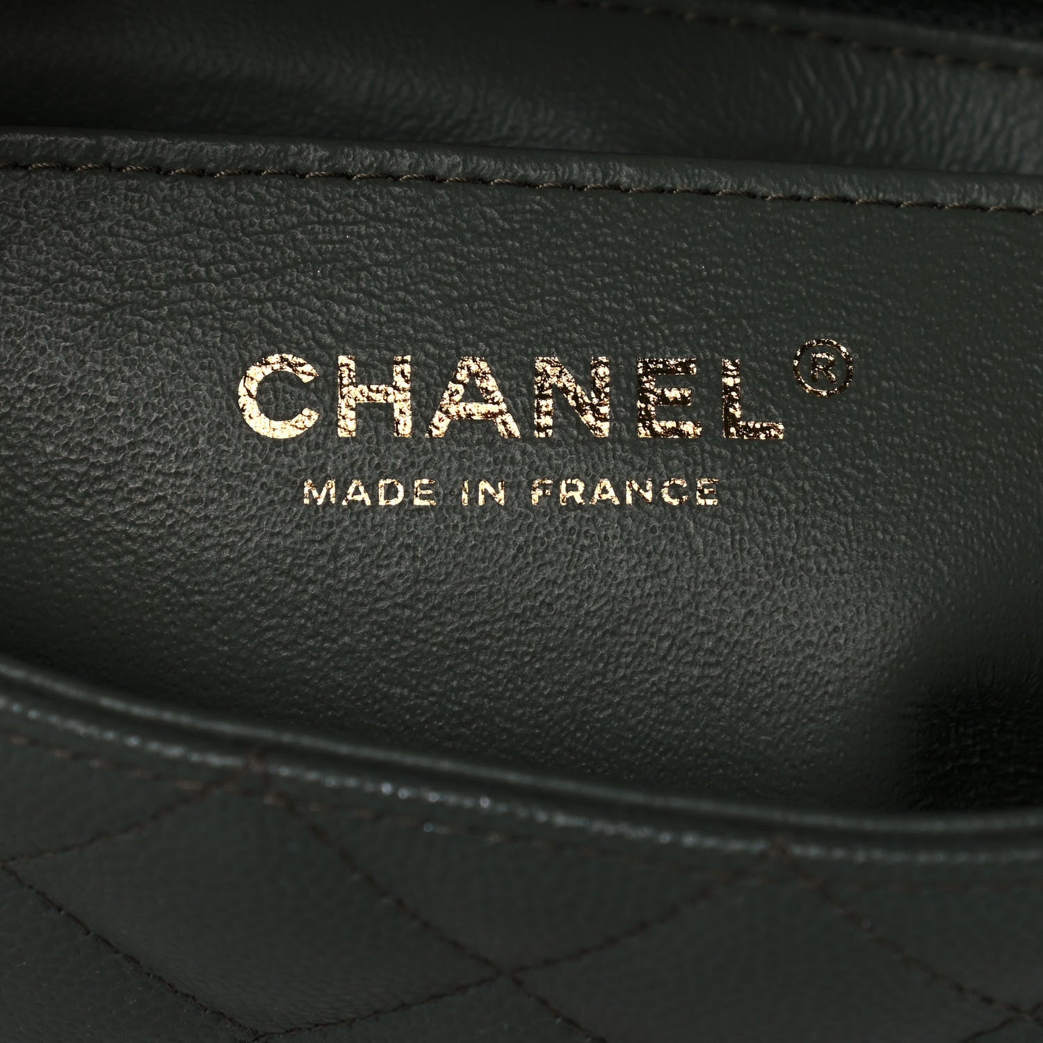 Chanel Iridescent Caviar Quilted Mini Rectangular Flap Green 6 of 11