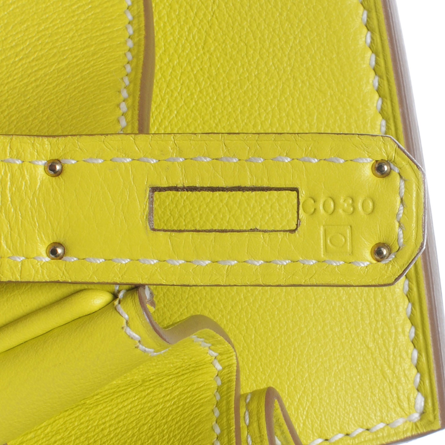 Hermes Swift Candy Birkin 35 Lime 9 of 11