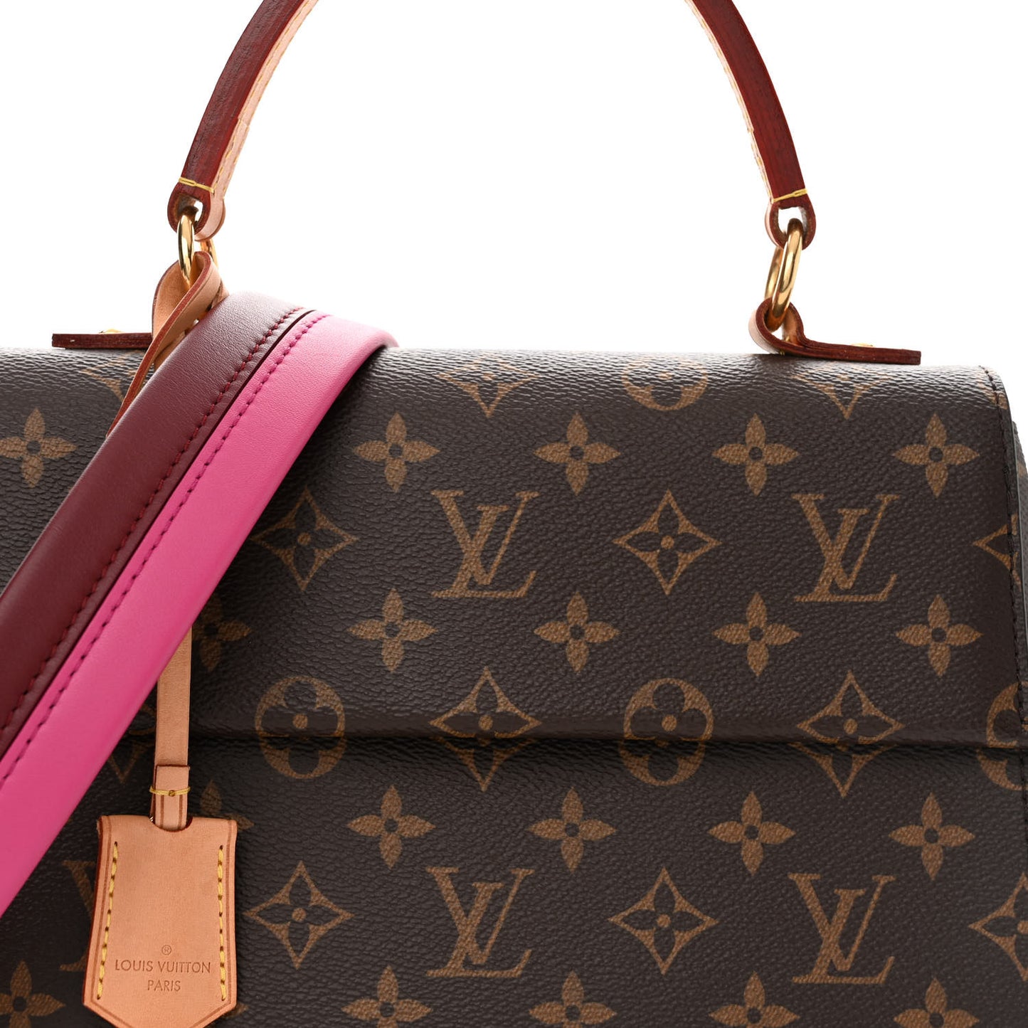 Monogram Cluny BB Bordeaux Fuchsia