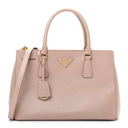 Prada Saffiano Small Galleria Double Zip Tote Cammeo 1 of 8
