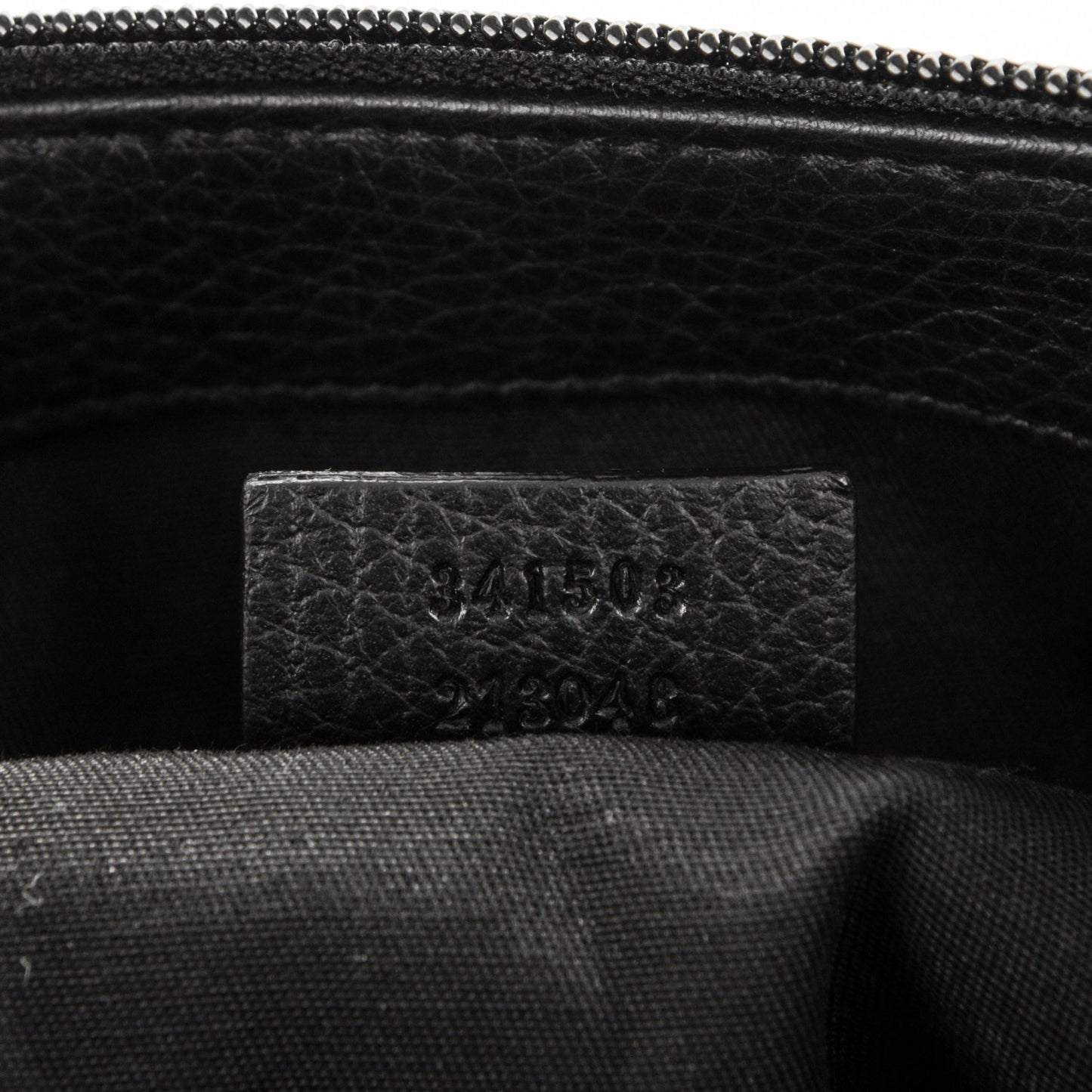 Nylon Monogram Medium GG Charm Dome Satchel Black