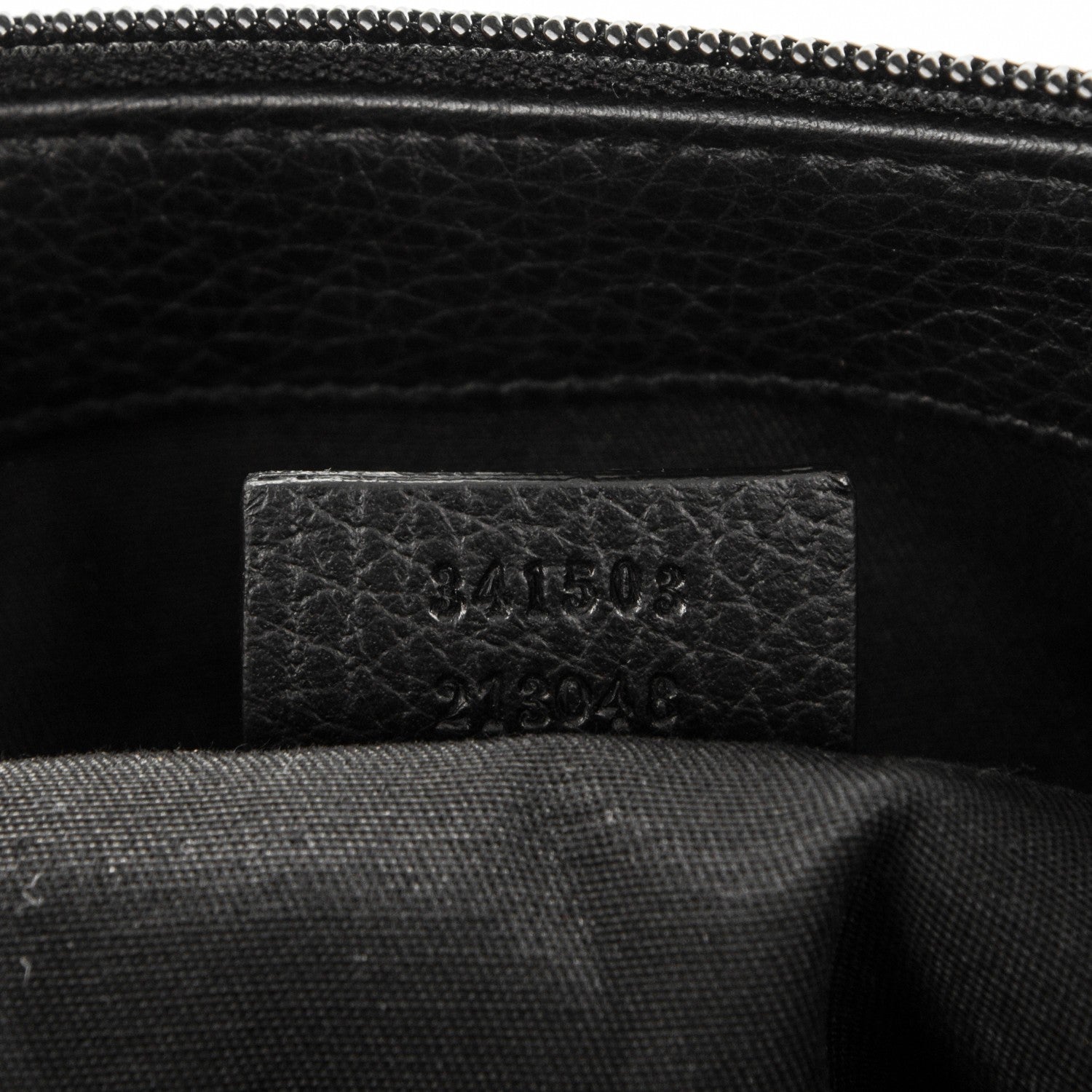 Gucci Nylon Monogram Medium GG Charm Dome Satchel Black 7 of 7
