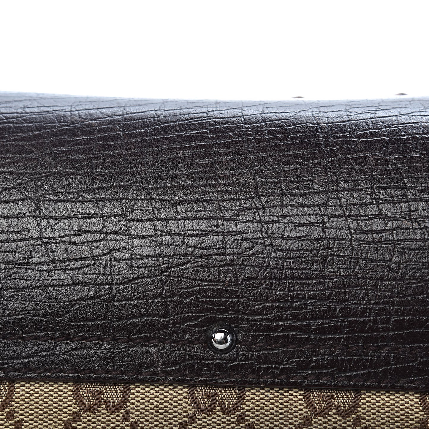 Monogram Bamboo Bullet Bag Dark Brown