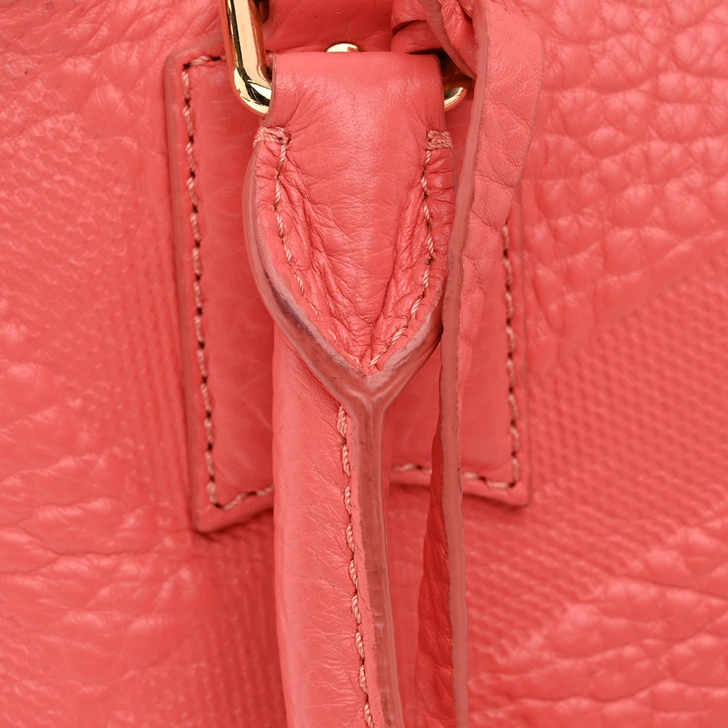 Burberry Heritage Grain Check Embossed Small Orchard Bowling Bag Pink 13 of 13