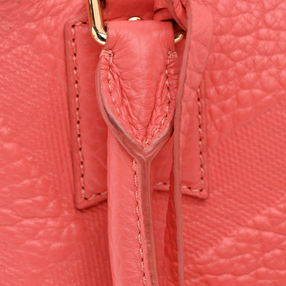 Burberry Heritage Grain Check Embossed Small Orchard Bowling Bag Pink 13 of 13
