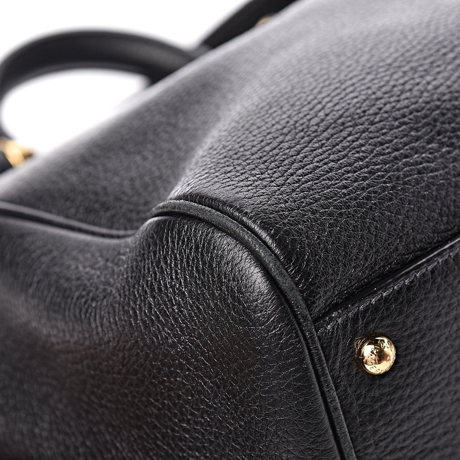 Dolce & Gabbana Grained Deerskin Medium Miss Sicily Satchel Black 14 of 15