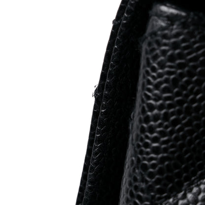 Chanel Caviar Quilted Jumbo Kelly Flap Black 14 of 14