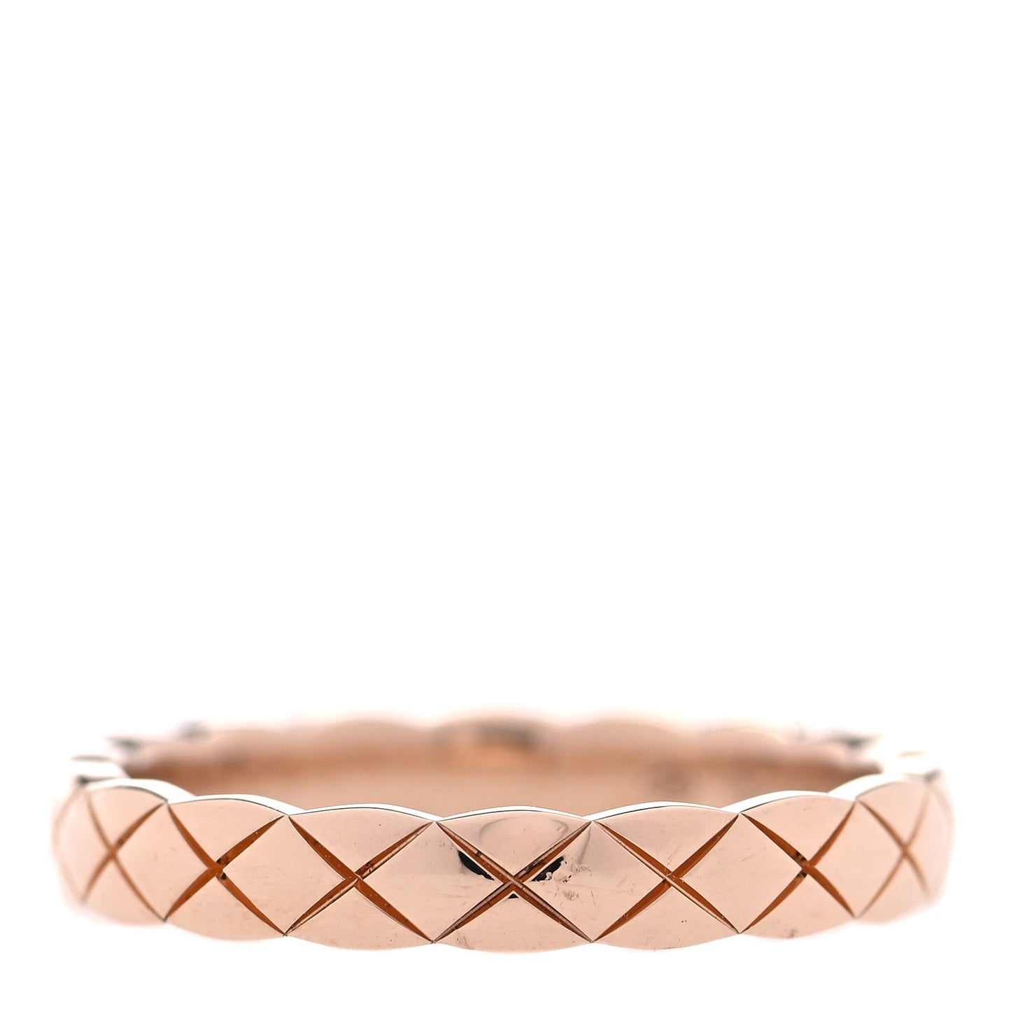 18K Beige Gold Mini Coco Crush Ring 52 6