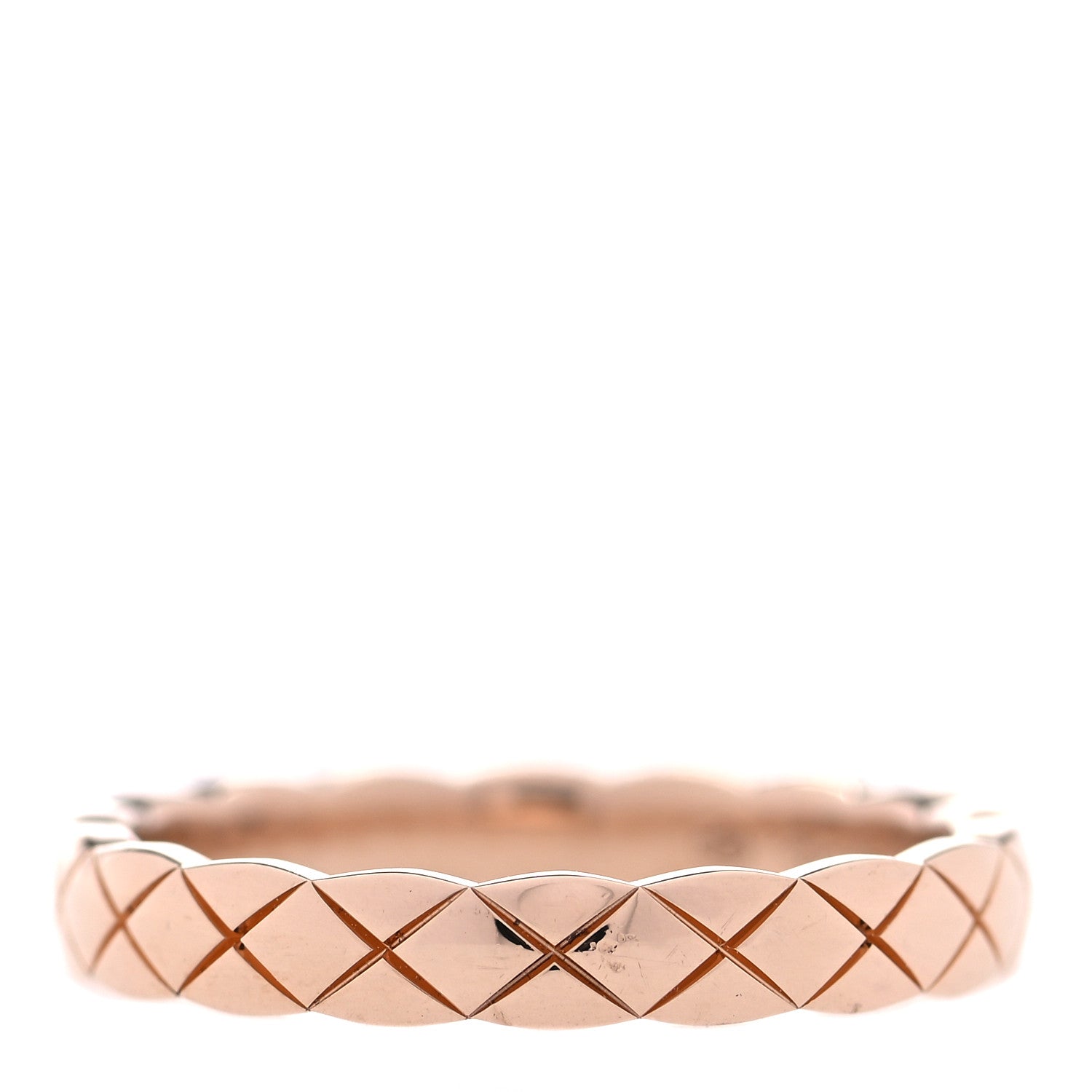 Chanel 18K Beige Gold Mini Coco Crush Ring 52 6 3 of 6