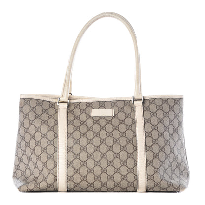 Gucci GG Plus Monogram Medium Joy Tote White 1 of 14