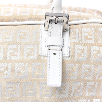 Fendi Zucchino Shoulder Bag White 14 of 15