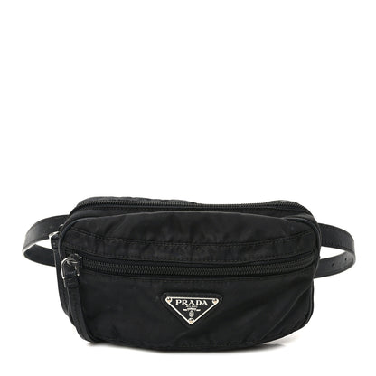 Prada Tessuto Nylon Saffiano Belt Bag Black 1 of 13