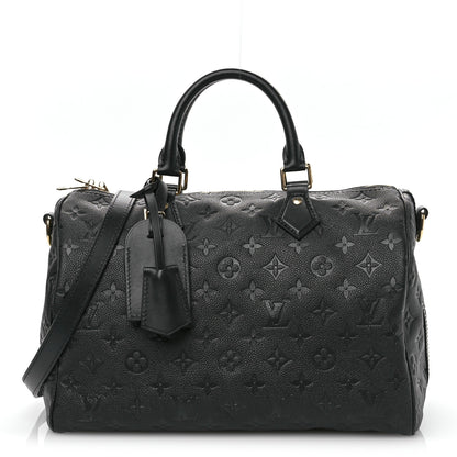 Louis Vuitton Empreinte Monogram Speedy Soft 30 Black 1 of 11