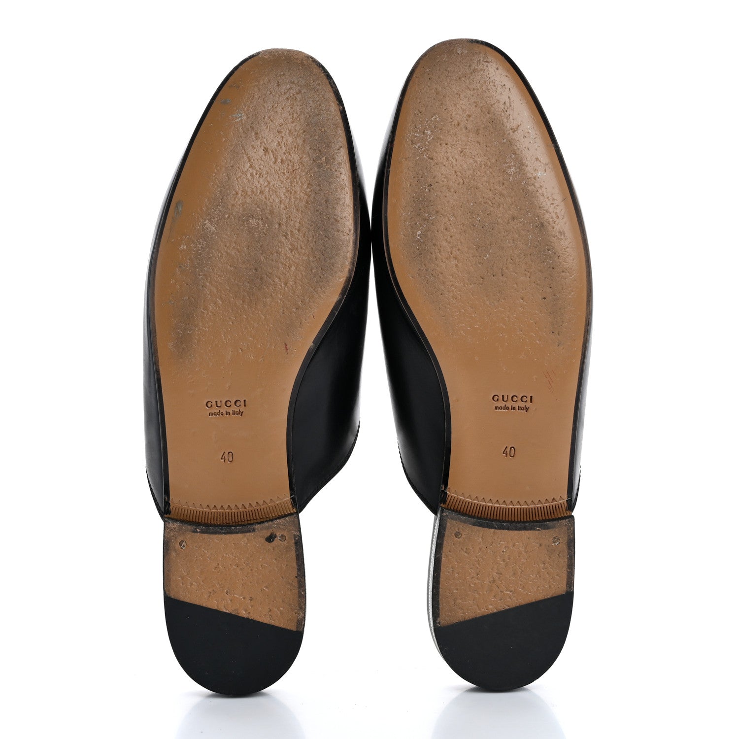 Gucci Calfskin Womens Princetown Slippers 40 Black 6 of 9