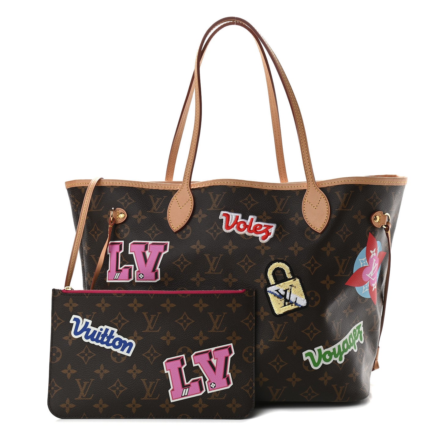 Monogram Travel Stickers Neverfull MM