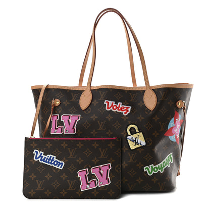 Louis Vuitton Monogram Travel Stickers Neverfull MM 1 of 10