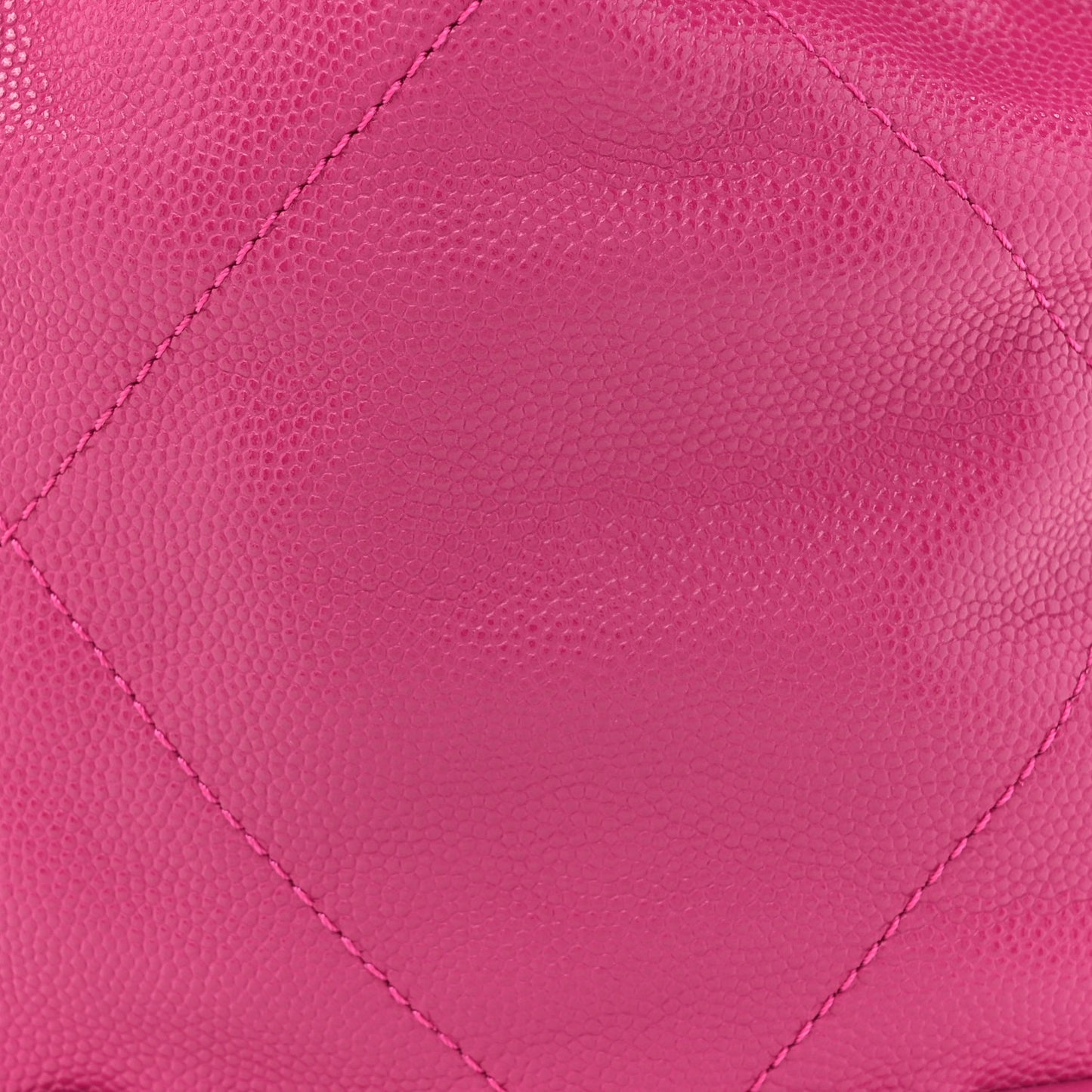 Shiny Caviar Quilted Monochrome Mini Chanel 22 Fuchsia