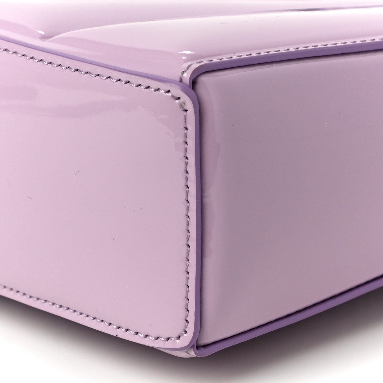 Givenchy Patent Padded Small Cut Out Shoulder Bag Lilac 10 of 10