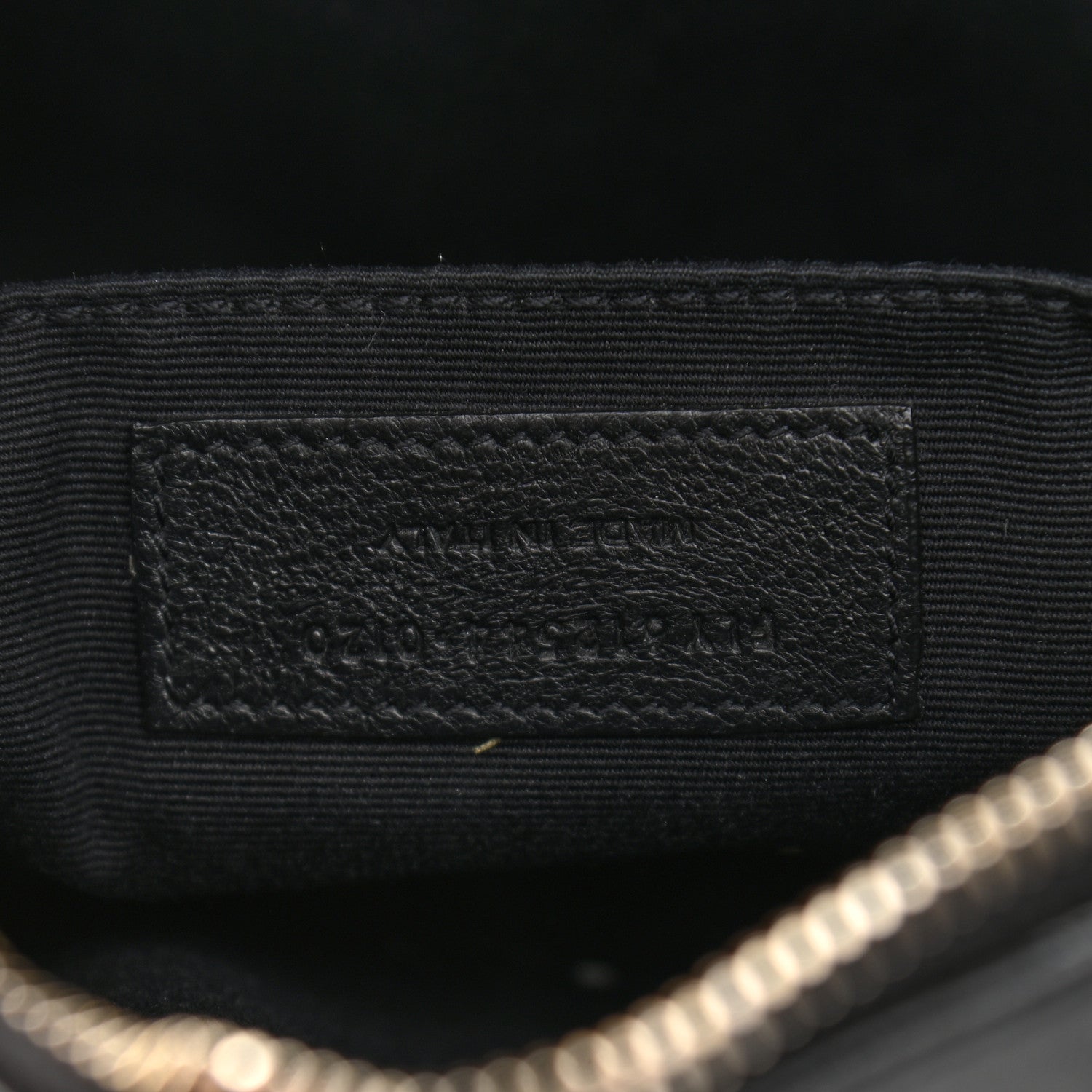 Saint Laurent Calfskin Matelasse Monogram Lou Camera Bag Black 7 of 14
