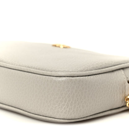 Gucci Dollar Calfskin Super Mini GG Marmont Chain Shoulder Bag Deep Grey 10 of 10
