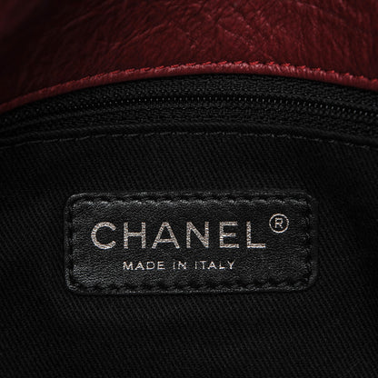 Chanel Aged Calfskin Coco Rider Flap Red 6 of 6