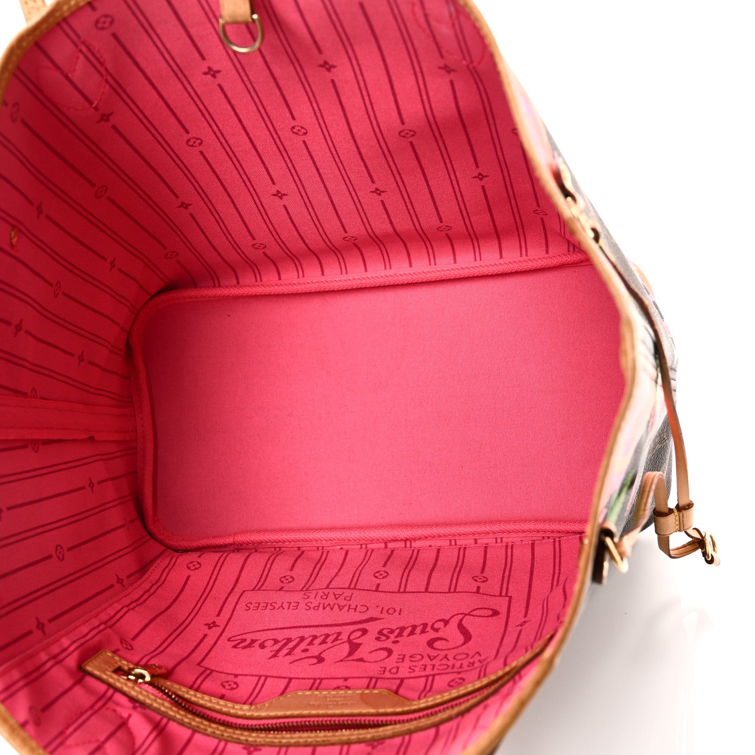 Louis Vuitton Monogram Roses Neverfull MM 5 of 10