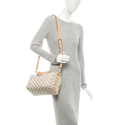 Louis Vuitton Damier Azur Speedy Bandouliere 25 2 of 8