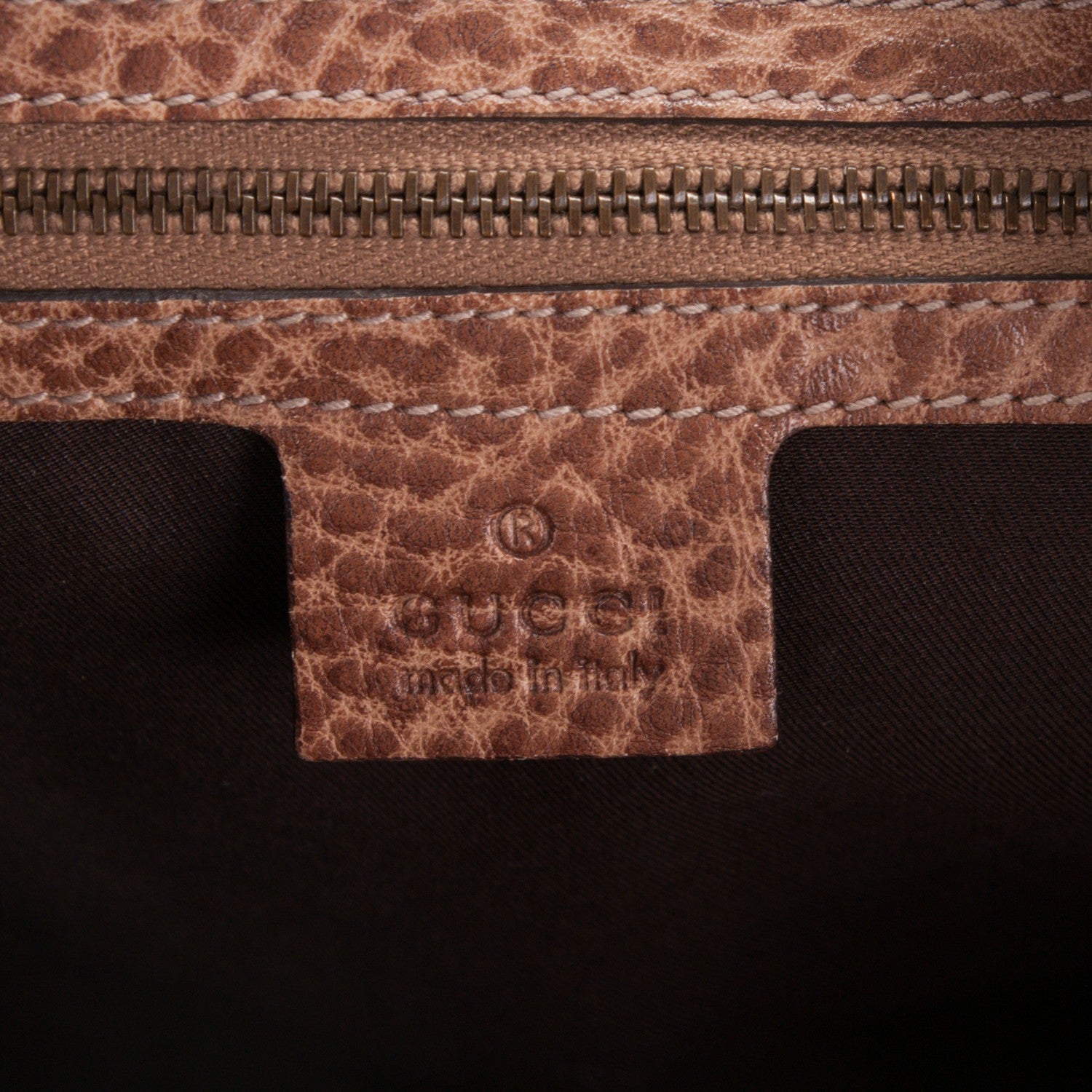 Gucci Monogram Large New Pelham Shoulder Bag Brown 8 of 9