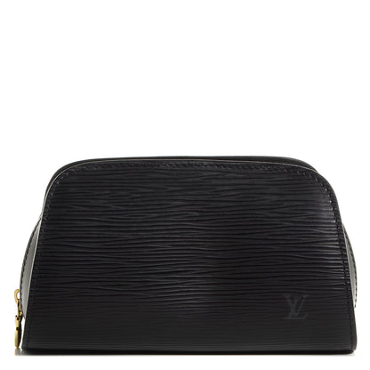 Louis Vuitton Epi Dauphine 17 Cosmetic Pouch Black 1 of 7