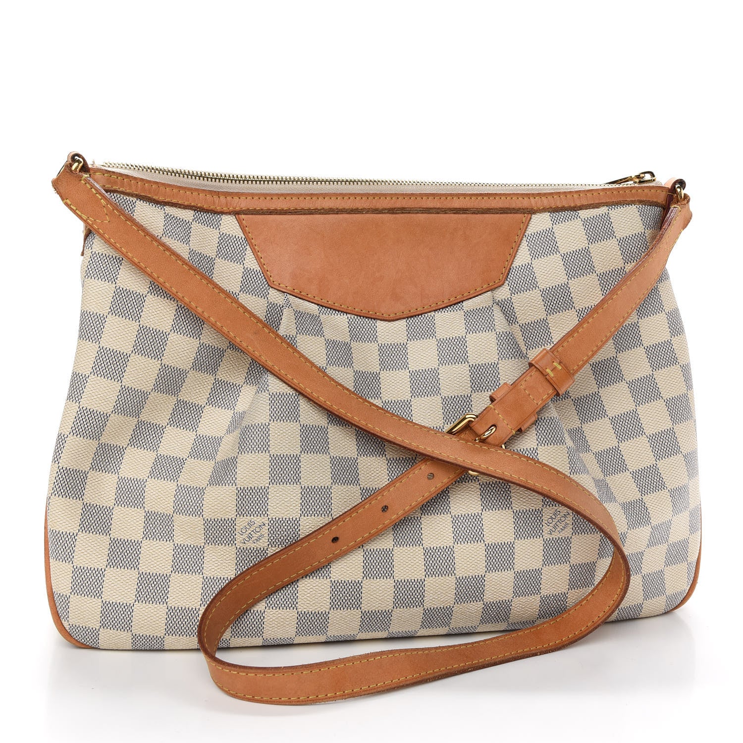Louis Vuitton Damier Azur Siracusa MM 4 of 12