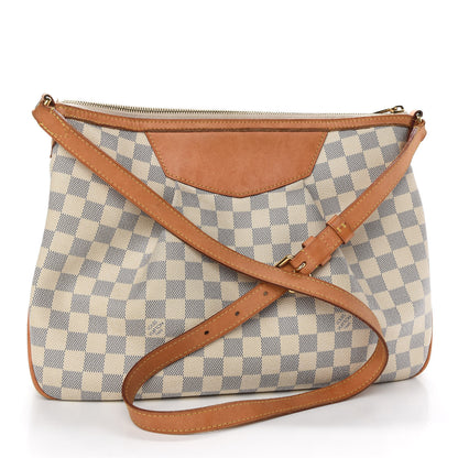 Louis Vuitton Damier Azur Siracusa MM 4 of 12